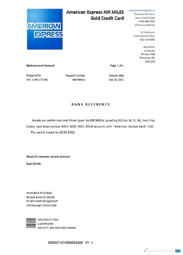 Download Canada American Express Air Miles Gold Credit Card closure reference Photoshop template